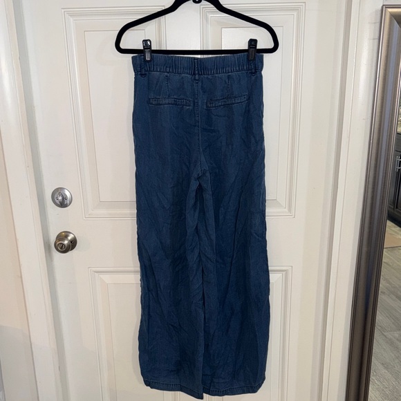 Blue Wide-Leg Pants - Picture 3 of 5